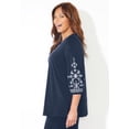 thumbnail image 3 of Catherines Women's Plus Size Anywear Kurta Top, 3 of 5