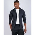 thumbnail image 4 of Real Essentials 3 Pack: Mens Dry-Fit Long Sleeve Full Zip Hoodie & Jacket- Athletic Running Jacket (Available in Big & Tall), 4 of 6
