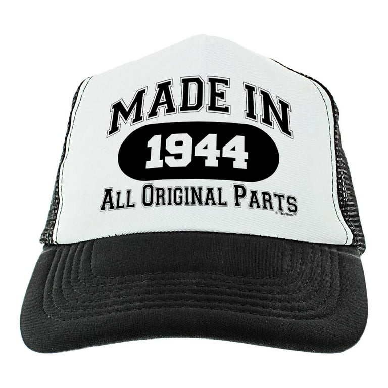ThisWear 80th Birthday Hat Set Made in 1944 All Original Parts