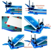 آلة طباعة الشاشة ثلاثية الأبعاد techtongda طباعة الشاشة الحريرية للتسجيل الدقيق للوحة معدنية PCB زجاج شاشة واحدة ملونة 17.5x11.5 بوصة