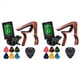 thumbnail image 1 of 2X Afinador de Cejilla de Guitarra Apto para Ukelele ViolíN Bajo EléCtrico Guitarra AcúStica con PúAs y Soporte de PúAs Accesorios de Guitarra, 1 of 5