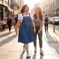 thumbnail image 3 of Agnes Orinda Women's Plus Size Denim Overalls Dress Sleeveless Adjustable Straps Waist Buttons Romper Casual Jumper Jean Midi Dresses 2026 with Pockets 2X Blue, 3 of 8