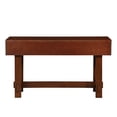 thumbnail image 4 of Tcbosik 52" Console Table with Storage, Entryway Table with 3 Drawers, Behind Couch Table with Solid Wood Legs for Hallway, Living Room, Cherry, 4 of 9