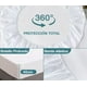 thumbnail image 3 of Amorosa Protector de Colchón Impermeable, Antiarrugas y de Diseño Minimalista (Matrimonial, Blanco, 135*190*45CM), 3 of 7