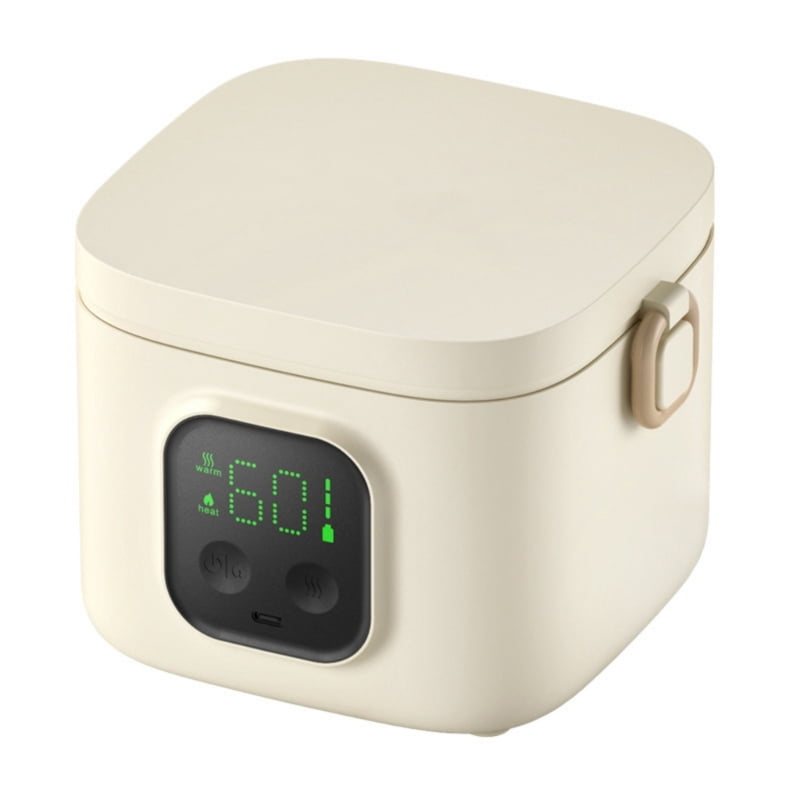 Portable Electric Infant Feeding Bowl 8Hrs Constant Temperature Control Charging Leak proof Design Easy Cleaning