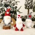 thumbnail image 3 of Muñeco de Gnomo de Navidad sin rostro, adorno colgante para árbol de Navidad, decoración para el hogar, regalos, adornos, suministros para fiestas, 3 of 4