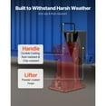 thumbnail image 4 of KFFKFF Shipping Container Jack Lug with U-Shaped Handle, 1-Pack, Durable Storage Leveler Booster for Outdoor Use, Heavy-Duty Container Jack Lug for Shipping, Logistics, and Warehouse Applications, 4 of 9