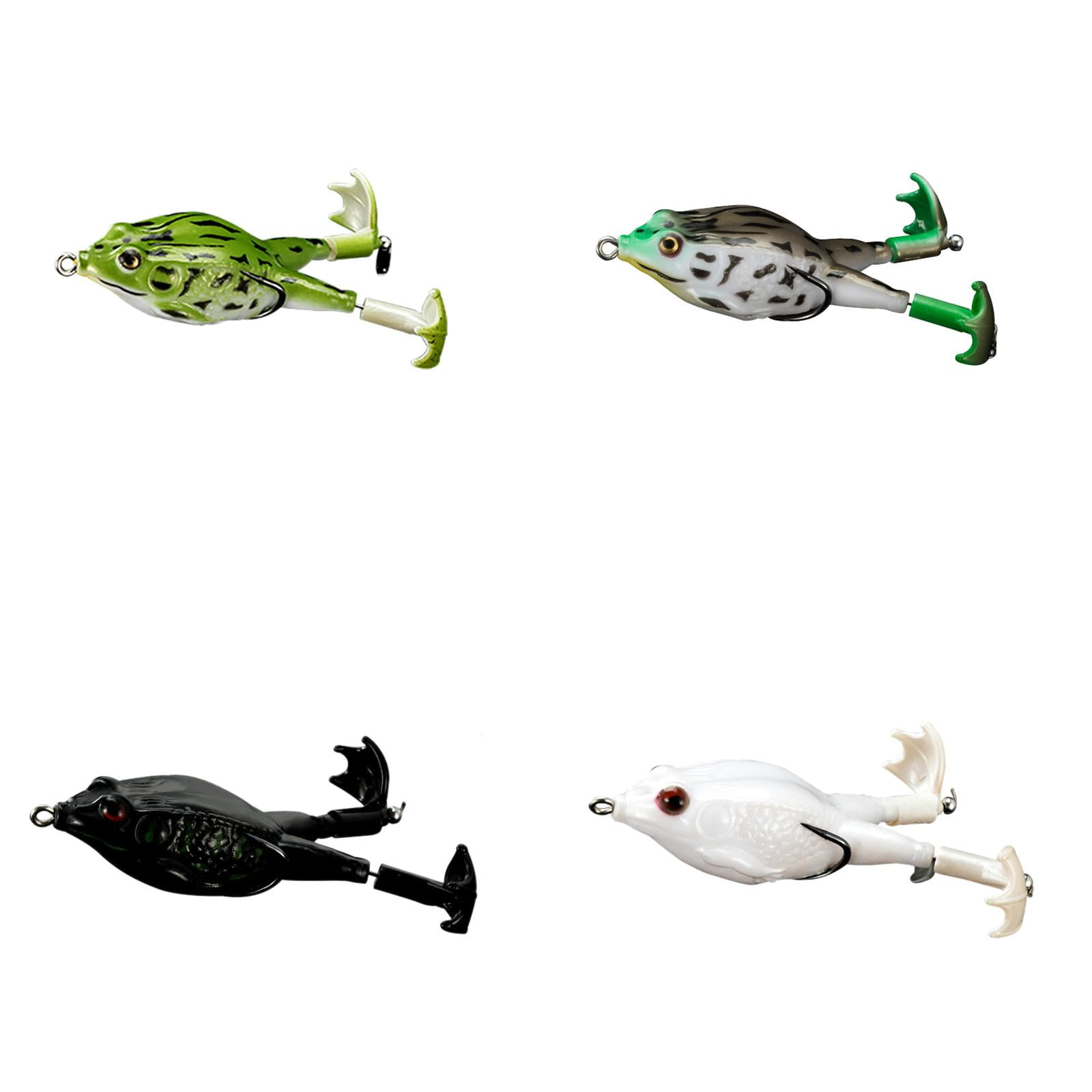 4Pcs 3.6×2.7 Inch Simulated Fishing Bait Lifelike Fishing Bait – Realistic Fishing Bait for Freshwater & Saltwater Fishing Bait Big Giant Sinking Bait for Anglers – Swimbait for Predator