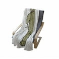 thumbnail image 4 of Bigfoot Soft Flannel Fleece Throw Blanket, Quirky Bigfoot with Grungy Colored Fur Hand-Drawn Retro Cartoon Concept, Cozy Plush for Indoor and Outdoor Use, 70" x 90", Khaki and Black, by Ambesonne, 4 of 6