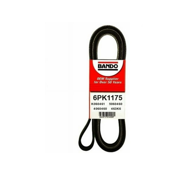 Fan, Alternator and Power Steering Accessory Drive Belt - Compatible with 2006 INFINITI M35 3.5L V6