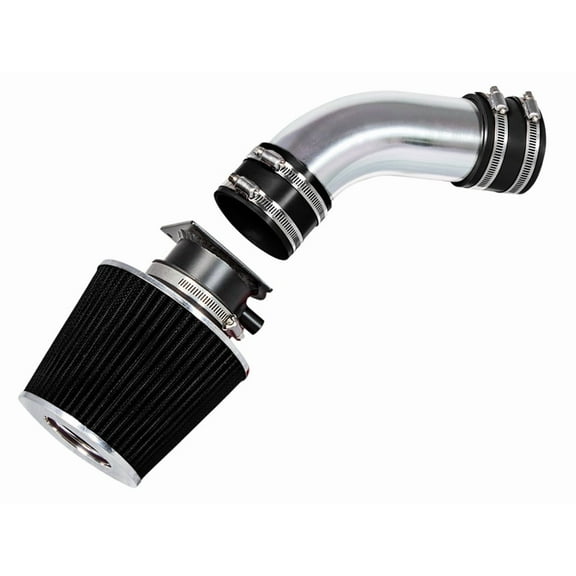 Rtunes Racing Short Ram Air Intake Kit   Filter Combo BLACK Compatible For 96-00 Audi A4 / A6 2.8L V6