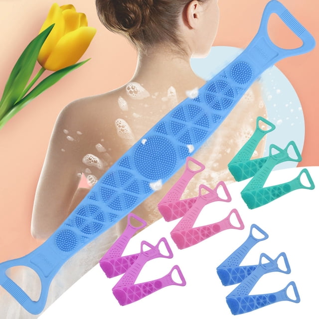 Ganfancp 68Cm Espalda Baño Ducha Cuerpo Cinturón Cepillo Toalla de Baño Exfoliante Cepillo Corporal Rebajas Flash Deals 2Pc Toalla para Frotar