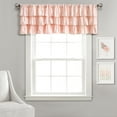 thumbnail image 1 of Lush Decor, Blush Belle Valance Shabby Chic Style Rideau Unique, 18” x 84, 1 of 6