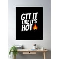 thumbnail image 2 of Cute Gtt It Like It'S Hot Nursing Medicine Nurse Cna Poster Wall Art, Modern Wall Decor, 8x12 UNFRAMED, 2 of 3