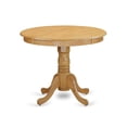 thumbnail image 1 of Pemberly Row Table à Manger Ronde Contemporaine Antique de 36 Pouces en Bois, Chêne, 1 of 3