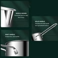 thumbnail image 4 of Stainless Steel Fryer Pan, Durable Material, Oil Saving Design, Small and Portable, Multifunctional Use, Practical and Efficient, Deep Fryer Pan for Frying, 4 of 8