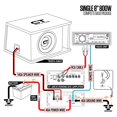 thumbnail image 5 of Paquete de bajos CT Sounds TROPO-1X8D2 8" Kit de amplificador de 800 W, 5 of 5