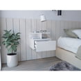 thumbnail image 5 of Mesa Noche Flotante Excelsior Blanco Diseño Moderno, 5 of 5