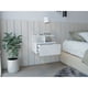 thumbnail image 5 of Mesa Noche Flotante Excelsior Blanco Diseño Moderno, 5 of 5