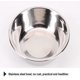 thumbnail image 5 of Comedero lento DoublePetDog de acero inoxidable, antiatragantamiento, para cachorros, comedero y bebedero para perros y gatos., 5 of 5