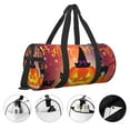 thumbnail image 5 of Fotbe Halloween Pattern Foldable Sports Gym Bag with Wet Dry Pocket, Ultralight Travel Bag, Large Capacity Duffel Bag, Splash Proof Carry on Bag, Overnight Bag, Weekender Bag, 5 of 8