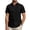 Black, variant on Men's Short Sleeve Dress Shirts Casual Button Down Shirt Regular Fit
