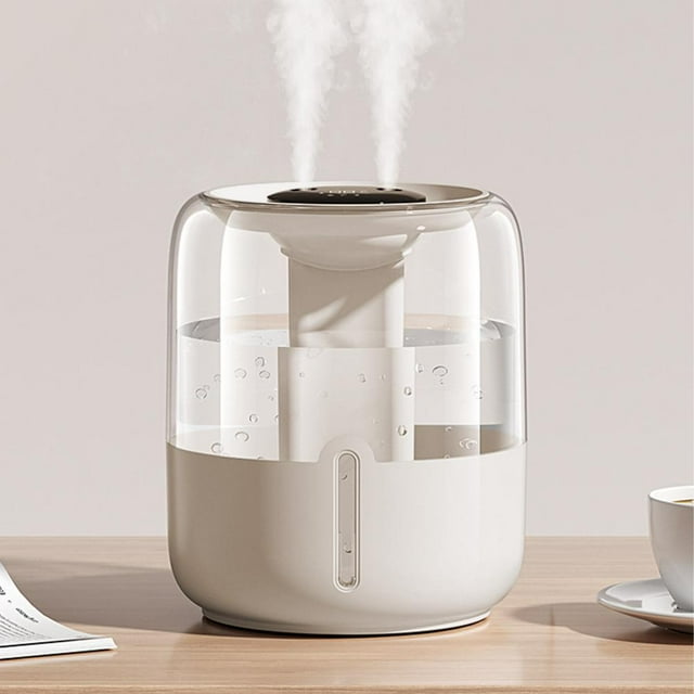 Feltree Large Capacity Double Spray USB Household Mute Large Direction Humidifier Digital Display Desk Night Light Humidifier