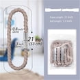 thumbnail image 5 of EASTIN 2Pcs Magnetic Curtain Tiebacks, Decorative Rope Curtain Holdback Handmade Rope Clips Magnetic Buckle, 5 of 6