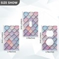thumbnail image 7 of Yayeee Blank Wall Plate Cover 1-Gang 4.5"x2.7" Home Unused Decorative Outlet, Pink Art Pattern, 7 of 7