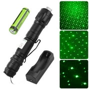 10 Miles 532nm Green Laser Pointer Pen Visible Beam, Battery and Charger