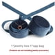 thumbnail image 5 of Caja redonda para anillos, soporte para collares, organizador de decoración, propuesta de aniversario, portador de joyas, decoración, Ropa, zapatos y accesorios Miscelánea Caja Colgante Azul, 5 of 6