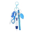 thumbnail image 1 of Juego de bolígrafos para enfermera, llavero de enfermería, conjunto con rizador, insignia de regalo para el día de las enfermeras, bolígrafo retráctil azul, 1 of 10