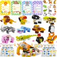 thumbnail image 1 of Regalos para el día de San Valentín, cualquier regalo, bloques de construcción de animales para niños, 1 of 7