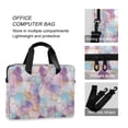 thumbnail image 4 of FORMRS 16" Laptop Bag Carrying Sleeve Case with Handle Travel Shoulder Briefcase, Watercolor Marble Pattern, 4 of 8
