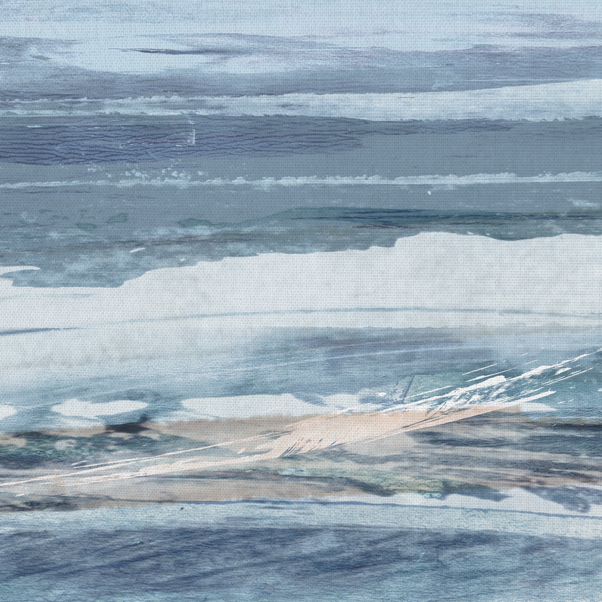 Watercolor Coastal by Willowbrook Fine Art Canvas Art Print