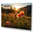 thumbnail image 2 of Designart "Hibiscus landscape With Sunset I" Floral Wall Decor, 2 of 5