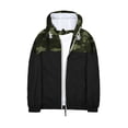 thumbnail image 5 of Mens Windbreaker Jackets Clearance Sale,Men's Color Block Thin Fall Outdoor Windbreaker Slim Long Sleeved Hooded Sun Protection Clothes Outdoor Active Jacket Coat, 5 of 8