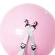 thumbnail image 2 of Pelota auxiliar de salto mortal, pelota para hacer ejercicio, entrenamiento portátil, niños y adultos, pelota de Yoga de entrenamiento elástica Rosa, 2 of 7
