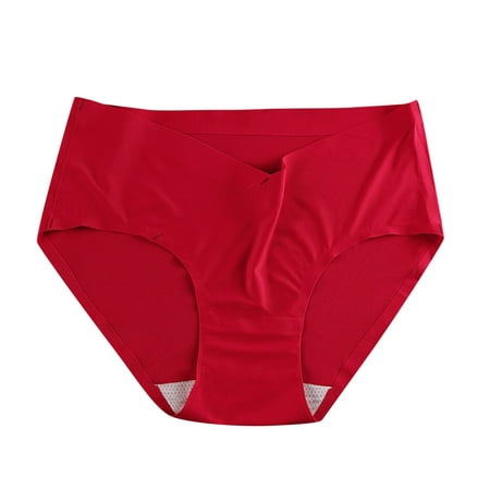 

Panties for Women Underwear Cotton Bikini Panties Lace Soft Hipster Panty Ladies Stretch Full Briefs NylonSpandex Simple Long Sleeve Shirts for Women Red