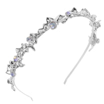 Supvox Bridal Wedding Hair Accessory Headband Silver Zinc Alloy for Women 1Set
