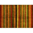thumbnail image 1 of Ahgly Company Indoor Rectangle Abstract Yellow Contemporary Area Rugs, 7' x 10', 1 of 4