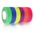 thumbnail image 5 of 6 rollos de cinta ultravioleta, cintas reactivas de luz negra, cintas adhesivas de neón fluorescentes, 6 colores que brillan en la oscuridad, cintas súper, 5 of 5