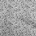 thumbnail image 1 of oneOone Tissu Tabby en Soie Gris Floral Rétro Matériel de Robe Tissu Imprimé Tissu au Mètre 42 Pouces de Large, 1 of 5