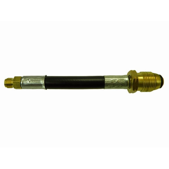 MB Sturgis Propane Hose 100019-20-MBS Propane Feed; For Connecting Dual LP Cylinder To Two-Stage Regulator; POL Prest-O-Lite x 1/4 Inch Inverted Flare; 20 Inch Length; 500000 SCFH; Maximum 350 PSI