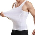 thumbnail image 5 of POP CLOSETS Men's Compression Tank Top Seamless Body Shaper Vest Shirt Shapewear Abs Abdomen Slimming Gymwear Undershirts, 5 of 7