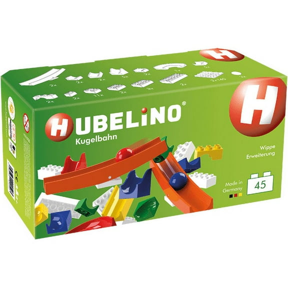 Hubelino Marble Run - 45-Piece See-Saw Expansion Set - The Original!