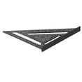 thumbnail image 4 of Oubit Pouces Triangle Règle, 12in Triangle Règle en Alliage d'Aluminium Triangle Règle Bois de Performance Entraîné, 4 of 9