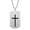 Silver, variant on Cross Necklace for Men Stainless Steel Black Silver Gold Plated Dog Tag Square Pendant Simple Chain Personalized Statement Faith Jewelry Black