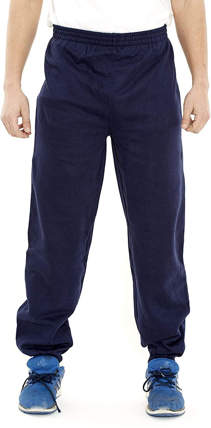 men's closed bottom sweatpants