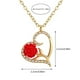thumbnail image 3 of Collar de joyas con forma de rosa para niñas Collar con colgante de corazón para mujer Collares Colgantes, 3 of 8